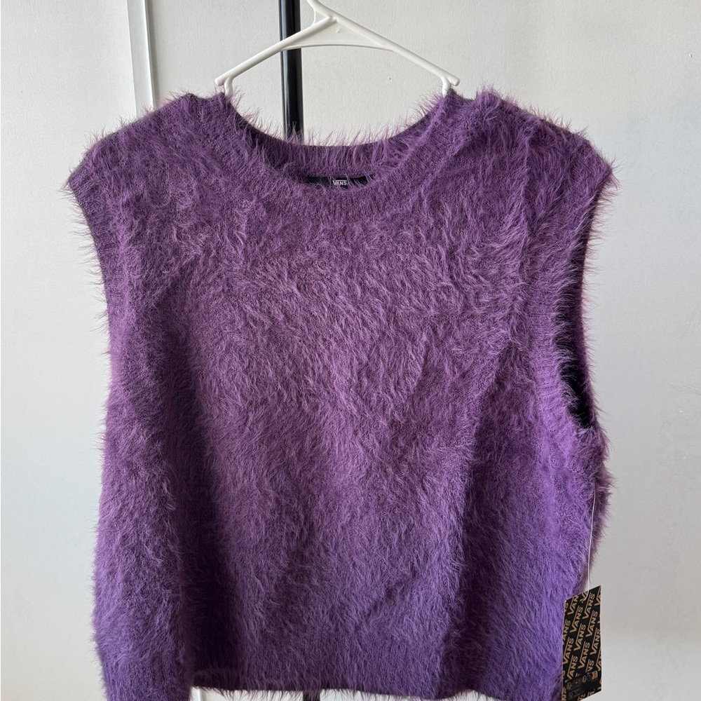 Vans Limited Edition Purple Fuzzy Sweater